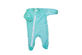 GAJI / Overal s nôžkou minky - zelená
