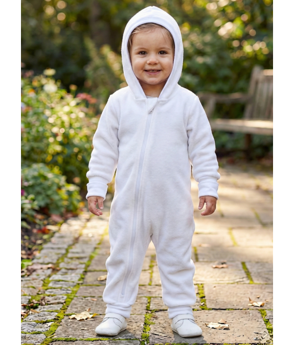 GAJI / Overal rastúci flis - biela