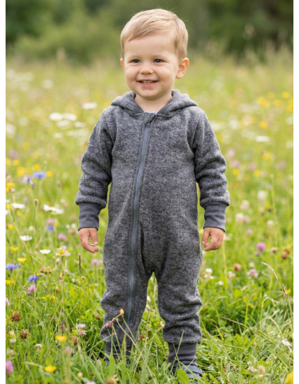 GAJI / Overal rastúci úplet - tm.sivá