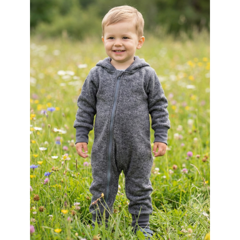 GAJI / Overal rastúci úplet - tm.sivá