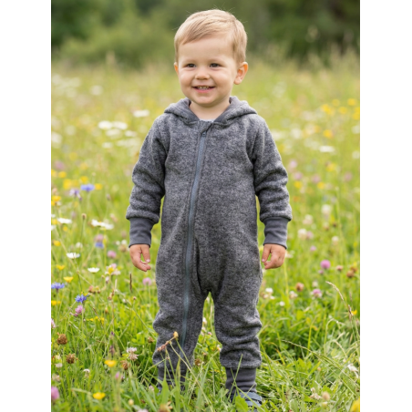 GAJI / Overal rastúci úplet - tm.sivá