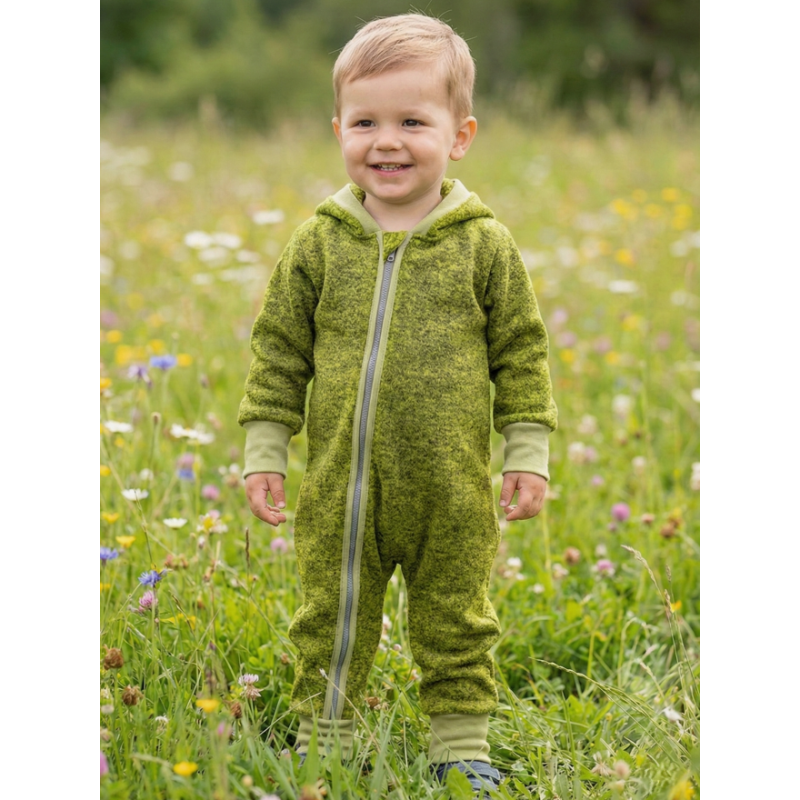 GAJI / Overal rastúci úplet - zelená