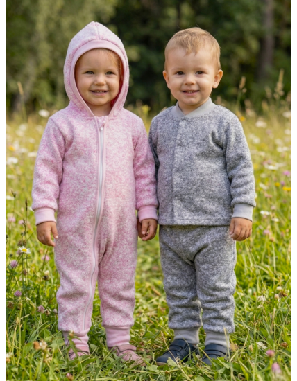 GAJI / Overal rastúci úplet - ružová