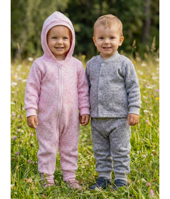 GAJI / Overal rastúci úplet - ružová