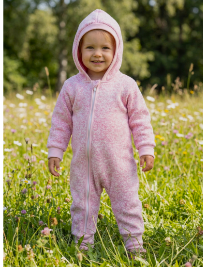 GAJI / Overal rastúci úplet - ružová