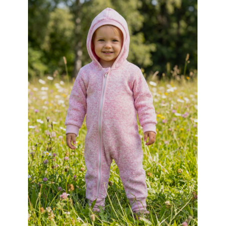 GAJI / Overal rastúci úplet - ružová