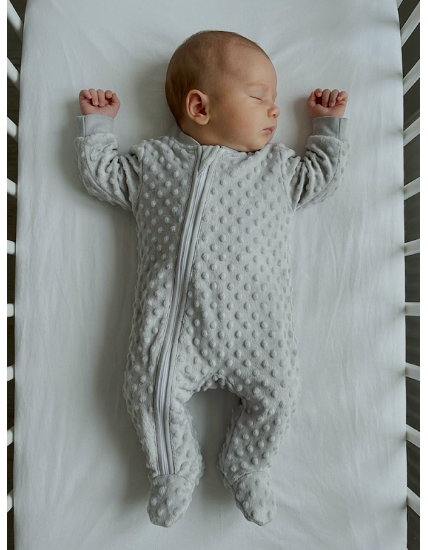 GAJI / Overal s nôžkou minky - sivá
