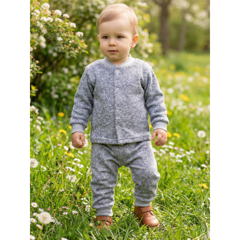 GAJI / Kabátik úplet - sv.sivá