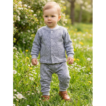 GAJI / Kabátik úplet - sv.sivá