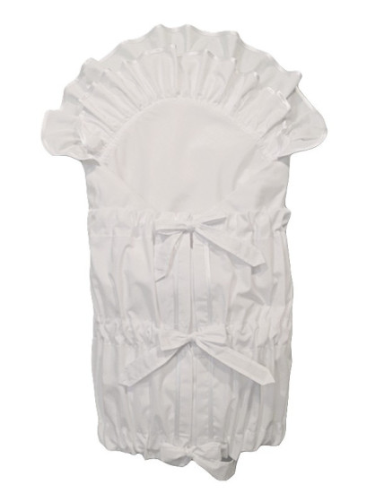 GAJI / Zavinovačka lemovaná 2xfodra - biela