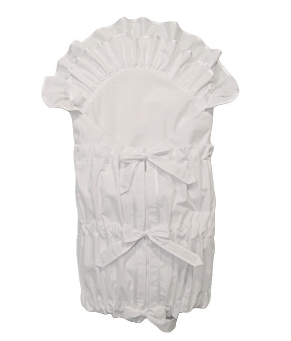 GAJI / Zavinovačka lemovaná 2xfodra - biela