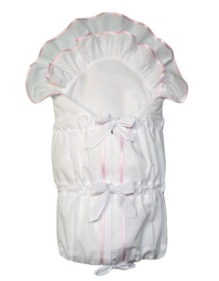 GAJI / Zavinovačka lemovaná 2xfodra - ružová