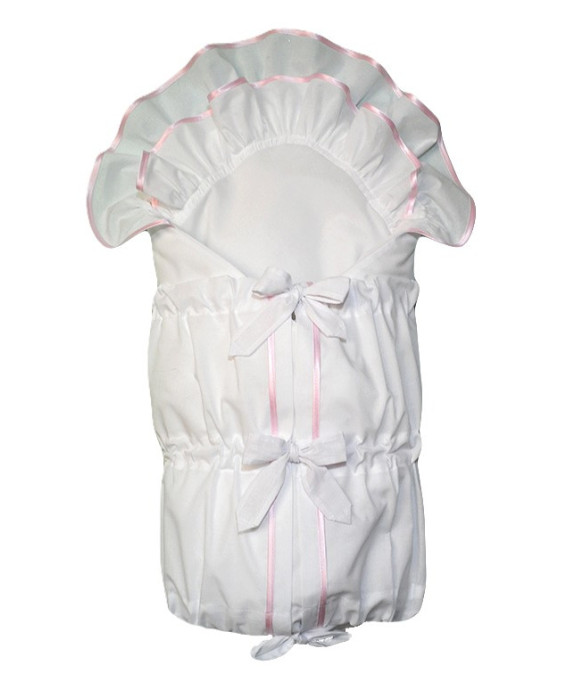 GAJI / Zavinovačka lemovaná 2xfodra - ružová