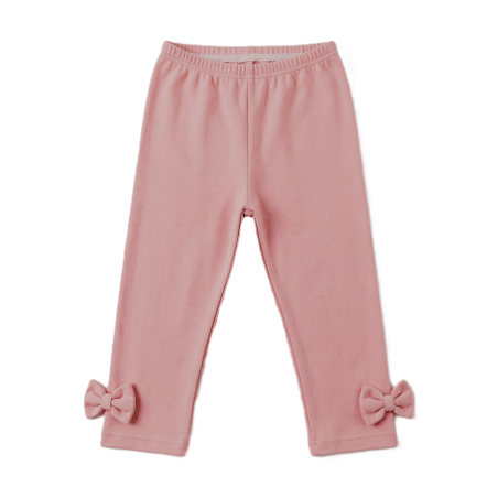 GAJI / Legíny s mašľami - pudrová