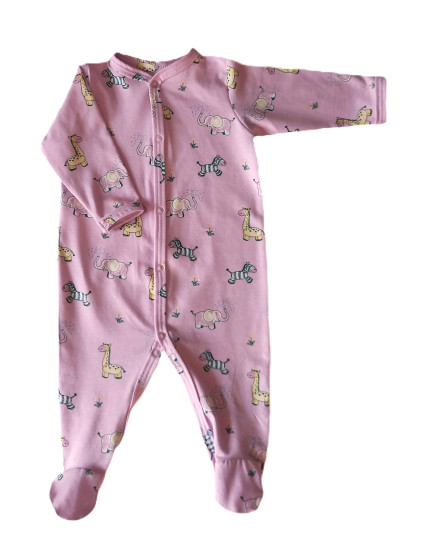 GAJI / Pyžamo overal s nôžkou - vzor8