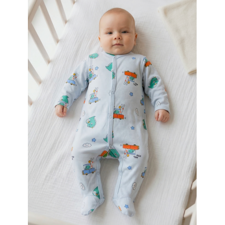 GAJI / Pyžamo overal s nôžkou obojlíc - vzor6
