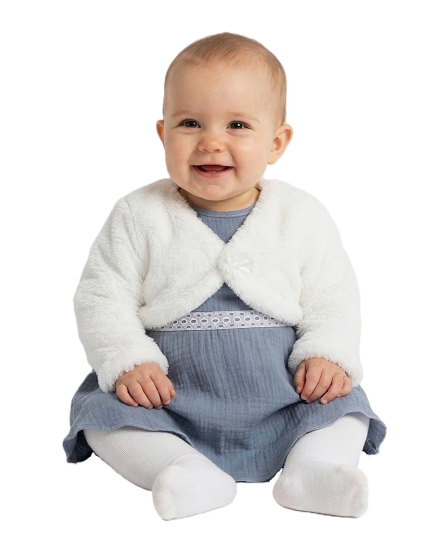 GAJI / Bolerko futrované wellsoft - biela