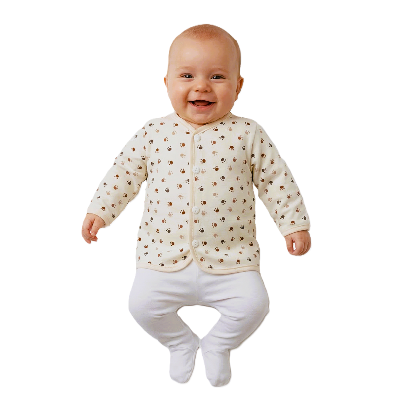 GAJI / Kabátik lemovaný zamat - labka