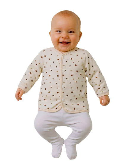 GAJI / Kabátik lemovaný zamat - hviezda