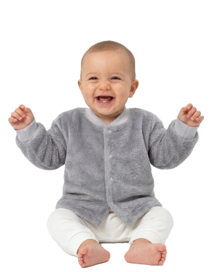 GAJI / Kabátik wellsoft - sv.sivá