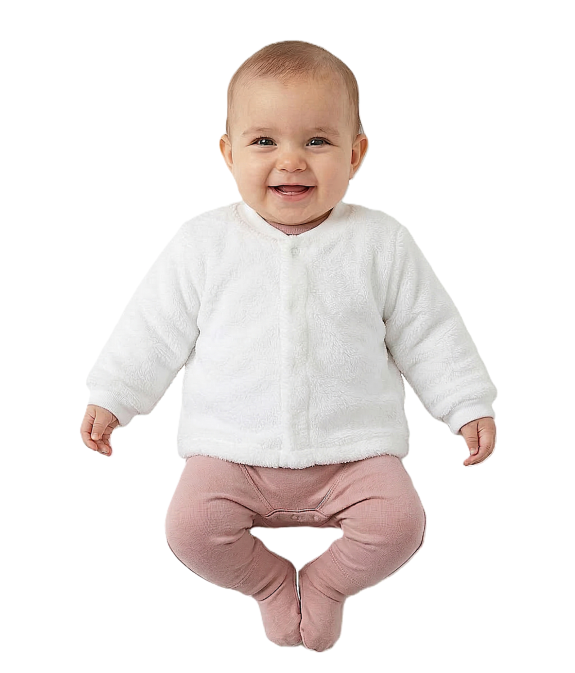 GAJI / Kabátik wellsoft - biela