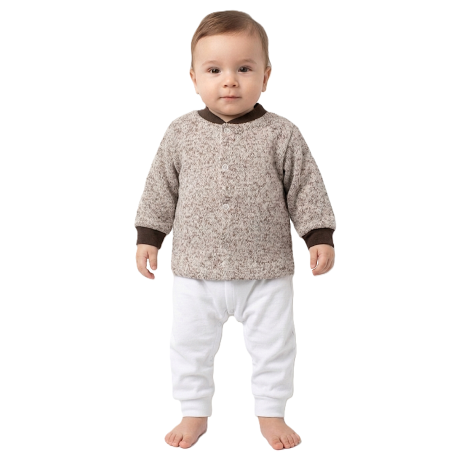 GAJI / Kabátik úplet - bežovohnedá