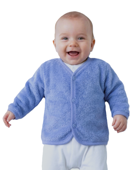 GAJI / Kabátik lemovaný wellsoft - modrá