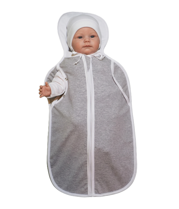 GAJI / Ulitka s otvormi pre rúčky - sivá