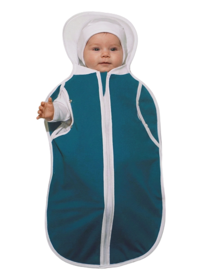 GAJI / Ulitka s otvormi pre rúčky - tm.zelená