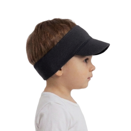 GAJI / Čelenka s šiltom - tm.sivá