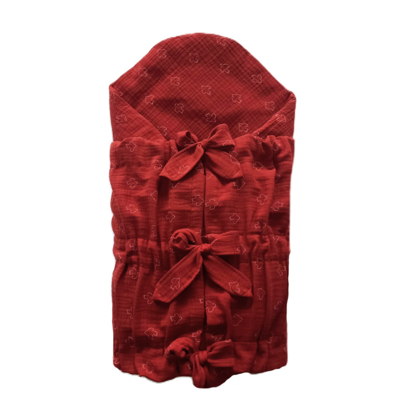 GAJI / Zavinovačka mušelín - bordová