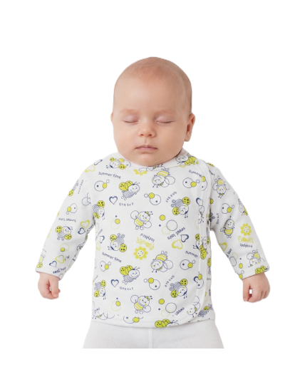 GAJI / Košieľka kojenecká prekladaná - vzor2