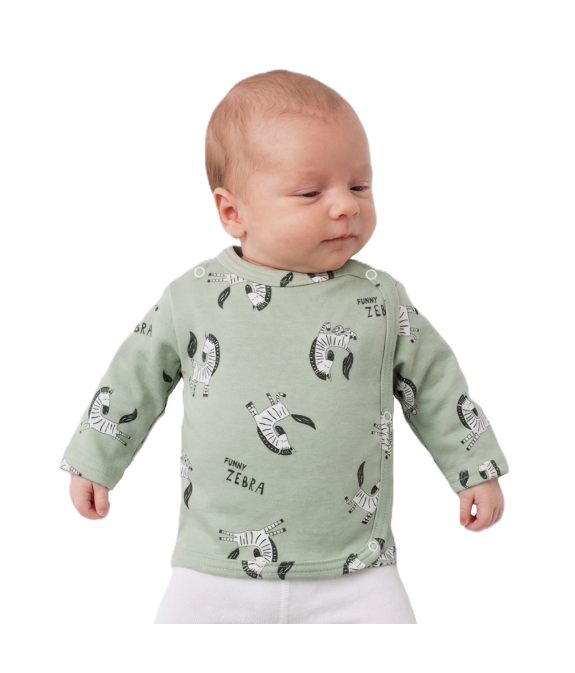 GAJI / Košieľka kojenecká prekladaná - vzor5