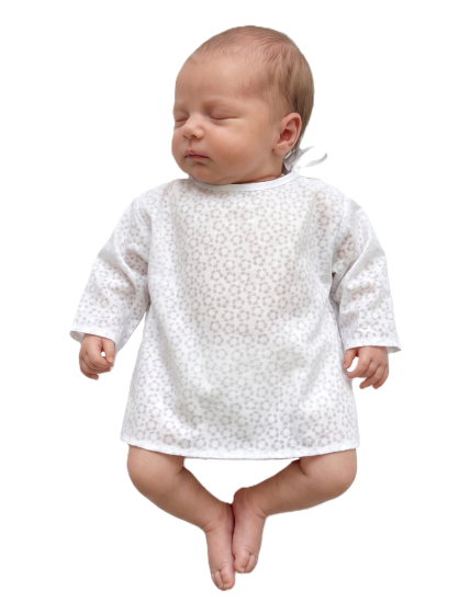 GAJI / Košieľka kojenecká - vzorovaná