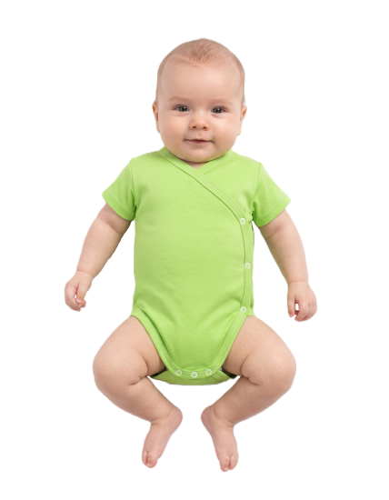 GAJI / Body krátky rukáv otvorené - zelená