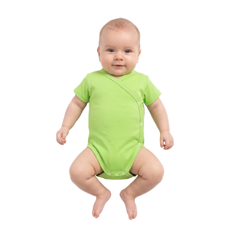 GAJI / Body krátky rukáv otvorené - zelená