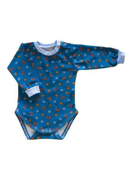 GAJI / Body dlhý rukáv bočné zapínanie - vzor11