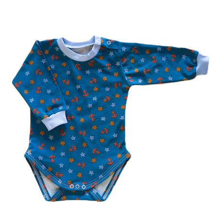 GAJI / Body dlhý rukáv bočné zapínanie - vzor11