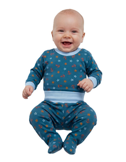 GAJI / Body dlhý rukáv bočné zapínanie - vzor11