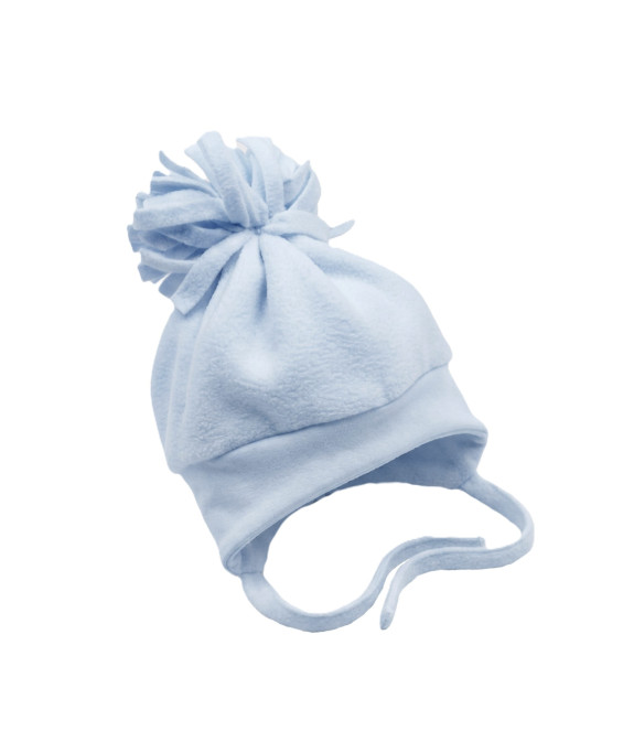 GAJI / Čiapka so strapcami flis - modrá