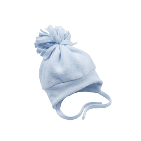 GAJI / Čiapka so strapcami flis - modrá