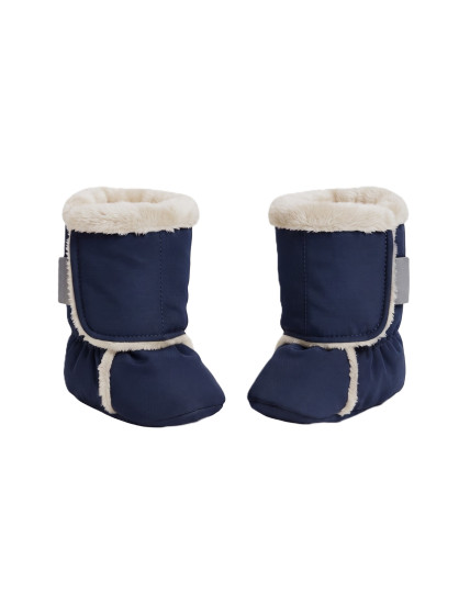 GAJI / Papučky zateplené softshell - tm.modrá
