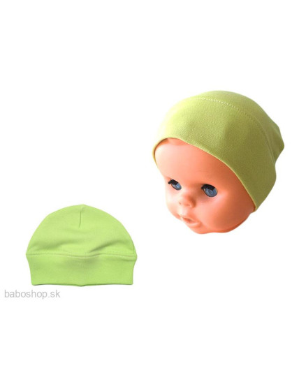 GAJI / Čiapka obojlíc - pistáciová